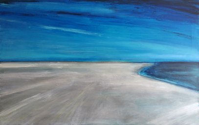 art painting abstract nature sand coast schiermonnikoog