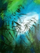 art painting abstract nature reflections