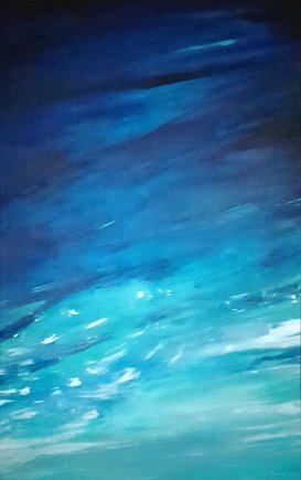 art painting abstract nature nightsky